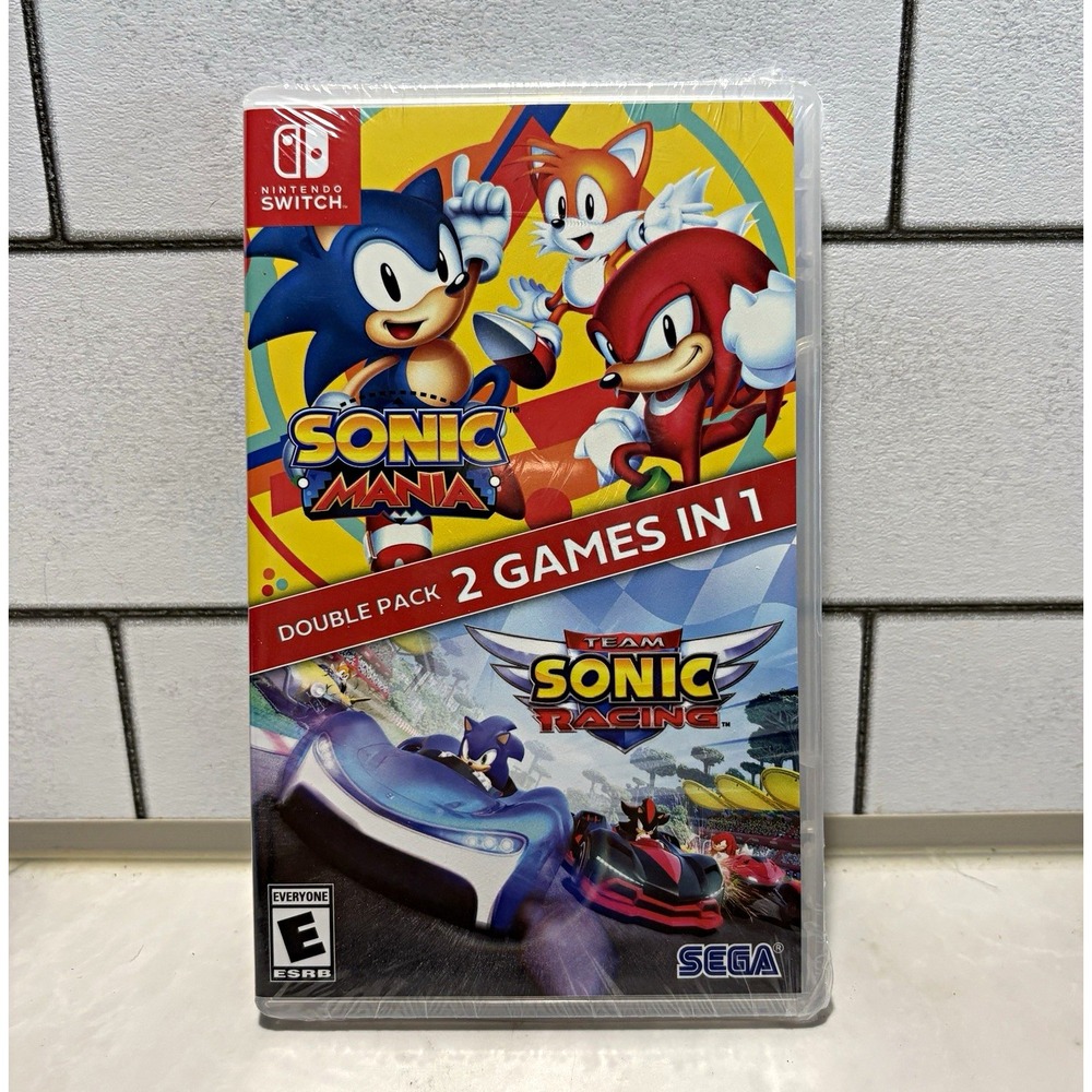 SEGA Sonic Mania + Team Sonic Racing Double Pack Nintendo Switch E NTSC Online